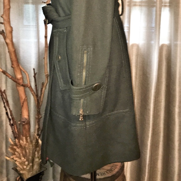 Kenneth Cole Wool Blend Military Coat - Picture 4 of 8